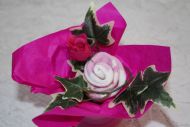 Baby Bib Flower Gift (Pink)